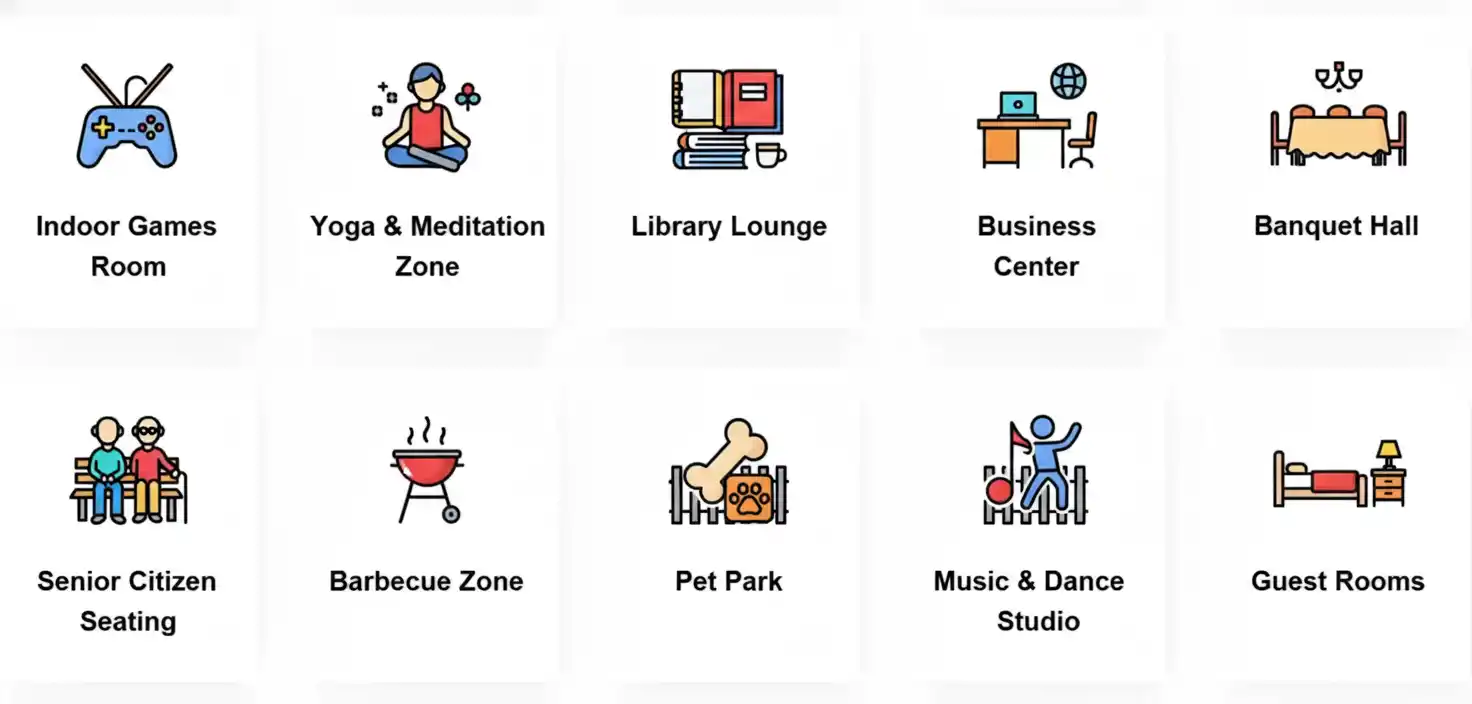 Parks, Roads & Security At Abhee Code Name Dimension